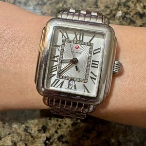 Michele Deco watch with diamonds